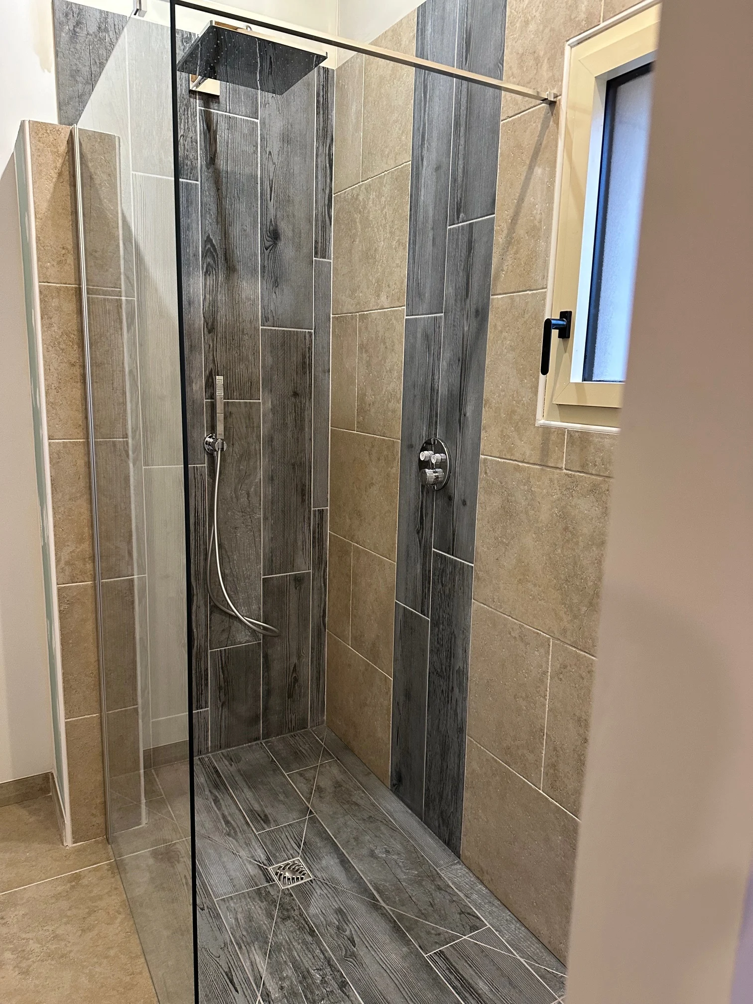 Douche à l'italienne